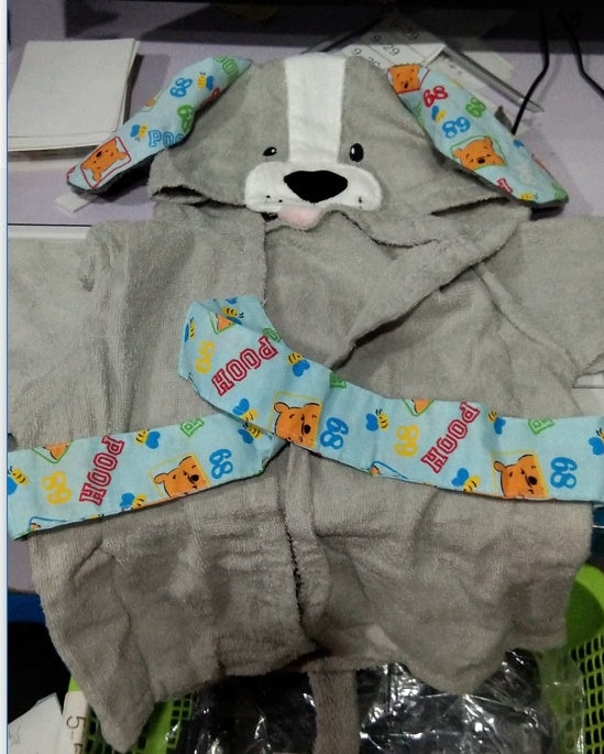 Cartoon Cute Animal  Bathrobes Baby Hooded