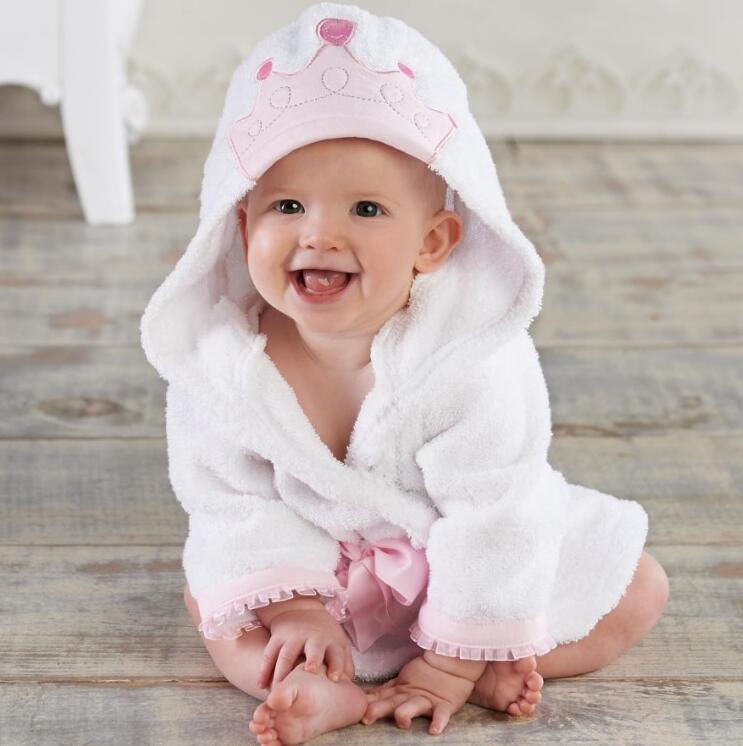 Cartoon Cute Animal  Bathrobes Baby Hooded